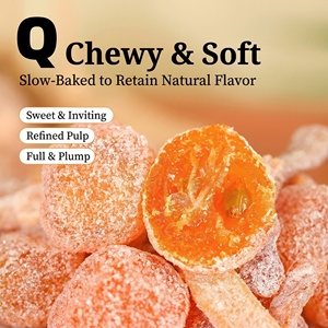 Caramelos de Kumquat con Azúcar Cristalizado, Snack Dulce en Envase a Granel, Calmante y Aliviador de la Tos - Product Image 3