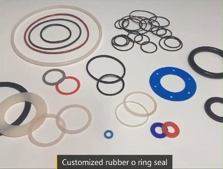Custom OEM High Precision Square and Round Rubber O Rings