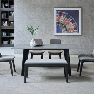 高品质餐厅家具餐桌，高光泽工业风格的椅子餐桌/