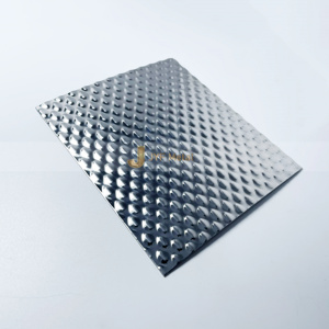 EX791 Precio de Fábrica, Placa de Acero Inoxidable 304 de 0.8mm con Grabado de Diamante, con Servicios de Doblado y Corte para Decoración Comercial - Product Image 6