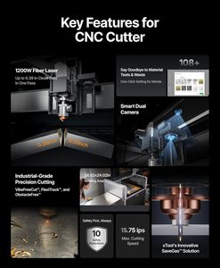 <span class=keywords><strong>X</strong></span> TOOL Nueva Máquina de Corte y Soldadura Láser de Fibra Mitsubishi de 3000W - Refrigerada por Aire, Alta Productividad, Monitoreo Remoto Automático - Product Image 2