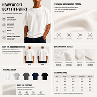 T-shirts blancs vierges de haute qualité, col rond, coupe oversize, t-shirts courts, impression personnalisée, t-shirts graphiques