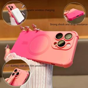 เหมาะสำหรับเคสแม่เหล็กแบบไล่ระดับสี iPhone 16เคสป้องกัน14สำหรับ Apple 15 Pro Max - Product Image 3