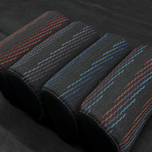 M Tech Tissu Noir M-couleur Siège Appui-tête PVC Cuir Tartan Tissu Siège intégral Oreiller pour <span class=keywords><strong>BMW</strong></span> pour Canapé Accessoires d'intérieur - Product Image 6