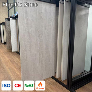 Panel de Pared de <span class=keywords><strong>Piedra</strong></span> Flexible al por Mayor, Revestimiento de Pared Exterior con Textura 3D, <span class=keywords><strong>Piedra</strong></span> Flexible MCM para Decoración de Proyectos - Product Image 1
