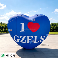 Riesiger Aufblasbarer Herz-Ballon Individuelles Liebesschild für Valentinstag Hochzeit Party Outdoor-Event Dekoration