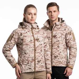 Men's Lightweight Custom Made Canvas Softshell Winter Jacket-Waterproof Hooded Silk Lining Front Logo OEM Service Heated - Product Image 2