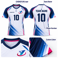 Maillot de volley-ball personnalisé pour hommes, manches courtes, sublimé, uniforme d'équipe, club et école, OEM