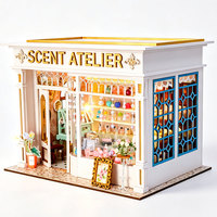Kit de maison miniature DIY Minihaven, kits de maison de poupée pour débutants, atelier de parfumerie française, jouet artisanal en bois