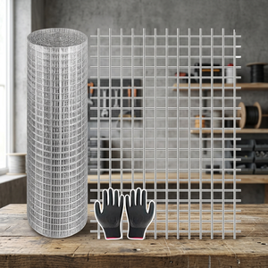 Factory Direct Sales HUACHENG Welded Rebar Net Coated PVC Coated Galvanized Steel Plain Weave Heavy Gauge <b>Wire</b> <b>Mesh</b> <b>Mesh</b> - Product Image 4