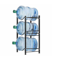 Vente à chaud OEM ODM présentoir pour bouteilles d'eau à 3 niveaux support de stockage de 5 gallons porte-bouteille d'eau à vendre