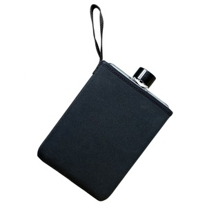 New Arrival Custom Logo TRITAN Plastic A5 A6 Notebook 500ml Memo Flat Square Water Bottle
