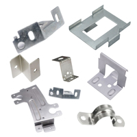 Pièces d'emboutissage en tôle, contacts, clips, supports, composants en acier inoxydable, cuivre, laiton, sur mesure, OEM