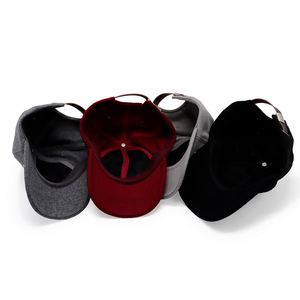 Casquette de baseball non structurée OEM de haute qualité avec broderie personnalisée et logo en feutre, casquette d'hiver en laine mélangée style « Dad Hat » - Product Image 4