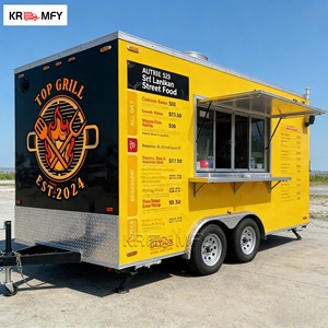 Remolque de Comida Móvil Tipo Barra, Totalmente Equipado, de Acero Inoxidable, para Shawarma, Hot Dogs y Más, Popular en 2026 - Product Image 4