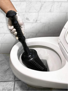Disotturatore <span class=keywords><strong>Professionale</strong></span> a Soffietto per WC, Resistente, ad Alta Pressione, Rimuove Ogni Tipo di Ostruzione in Bagno e Cucina - Product Image 4