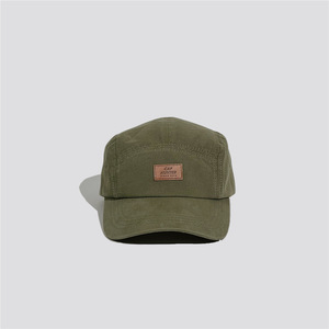 Sombrero barato <span class=keywords><strong>de</strong></span> 5 paneles, sombrero <span class=keywords><strong>de</strong></span> gorra para deportes al aire libre, sombrero Snapback <span class=keywords><strong>de</strong></span> campamento sombrero <span class=keywords><strong>de</strong></span> 5 paneles no estructurado con parche <span class=keywords><strong>de</strong></span> cuero - Product Image 4
