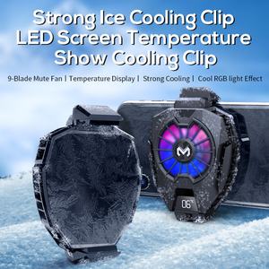 Ventilateur de refroidissement portable MEMO DL05 pour téléphone portable, avec support en silicone pour Android et iPhone - Product Image 3