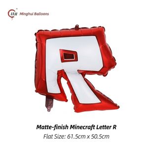 Ballon en aluminium Mylar à thème de jeu <span class=keywords><strong>Minecraft</strong></span> & Roblox pour enfants, décoration de fête d'anniversaire, ballon à l'hélium - Product Image 6