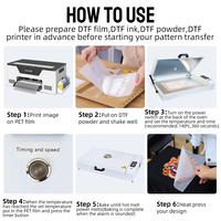 Imprimante DTF numérique portable Xingyan A3, état neuf, compatible Epson, 110/220V, garantie 1 an, chauffage et cuisson de film PET