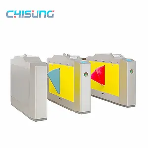 Chisung 2024 Puerta de barrera de aleta de lujo Fabricante Puertas de torniquete coloridas de seguridad para fabricación