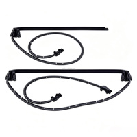 Pour Nissan GTR R35 – Joint d'étanchéité intérieur de vitre de porte, moulure de garniture de verre 80830-62B0A 80831-62B0A, pièces de rechange en caoutchouc pour garniture de porte