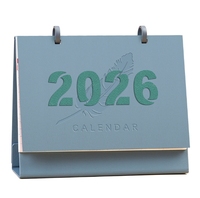 Calendrier annuel créatif 2026, cadeau d'affaires - Calendrier en cuir et papier, gravure artisanale - Calendrier promotionnel d'entreprise, coffret cadeau