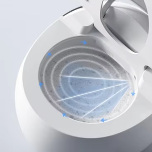 <span class=keywords><strong>Inodoro</strong></span> Inteligente con Forma de Huevo y Sensor Automático, <span class=keywords><strong>Inodoro</strong></span> WC con Drenaje en Forma de P, <span class=keywords><strong>Inodoro</strong></span> Inteligente con Control Remoto - Product Image 2