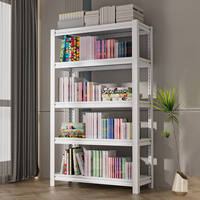 Étagère à livres en métal personnalisable pour bibliothèque scolaire, salle de lecture, maison, sol, acier au carbone, support d'archives de documents, bibliothèque