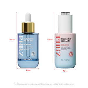 Tùy chỉnh mờ màu Báo Chí nhỏ giọt tóc dầu thủy tinh huyết thanh chai 50ml Tinh dầu bao bì Chai nhỏ giọt - Product Image 6