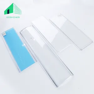 Transparent Polycarbonate Roll Up Doors PC Full Transparent Slat Roller Shutter Slat