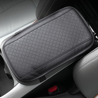 Accoudoir de console centrale en cuir avec coussin en éponge HD, accoudoir de voiture à double sangle perforé et respirant, pour BMW Toyota Honda