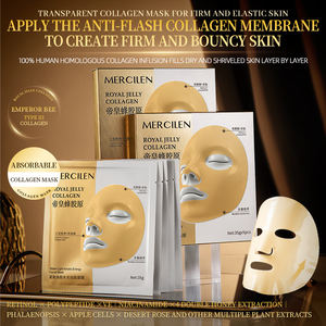 MERCILEN Colágeno Real Overnight Máscara De Colágeno <span class=keywords><strong>Facial</strong></span> Poro Minimizando Anti Envelhecimento Cristal Hidratante Clareamento Máscara De Colágeno - Product Image 4
