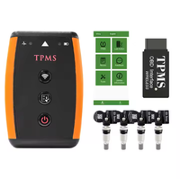 Mise à niveau intelligente du capteur TPMS programmable Système de surveillance de la pression des pneus sans fil Alertes universelles en temps réel