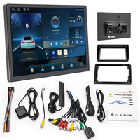 Pantalla Táctil Universal Doble DIN con GPS, Carplay Inalámbrico y Android Auto, Estéreo para Auto de 2 DIN, Unidad Principal Android de 13 Pulgadas