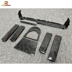 Forged Dry Carbon Glossy Twill Weave Replacement Interiors for G Wagon W464 G63 G500 2019-2024 <b>Car</b> Interior <b>Decorative</b> - Product Image 2