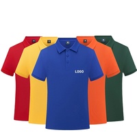 OEM Personnalisation gratuite du logo brodé Polo d'été unisexe Vêtements en coton de haute qualité Tshirt Polyester Polo pour homme