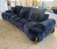 Canapé modulaire en chenille Green Cloud, canapé capitonné avec accoudoirs réglables, vente en gros directe d'usine