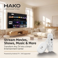 HY HAKO RK3518 Android 14 TV Stick Reproductor Multimedia 4K con Dongle, 2GB RAM 16GB ROM, WiFi 6, BT5.4, Proveedor de Fábrica OEM ODM
