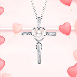 Collana con ciondolo a cuore cavo per donna, gioielli semplici e alla moda, regalo per l'uso quotidiano - Product Image 2