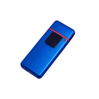 Nouveau Briquet Électronique en Plastique Tactile USB et Type-C 2026 avec Fonction Coupe-Vent pour Cadeaux d'Affaires