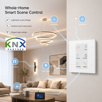 Panneau tactile mural KNX pour le contrôle de toute la maison, système domotique KNX, automatisation domestique, panneau tactile intelligent pour hôtel, villa
