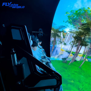 Аттракцион «Летающий театр» 9D XD VR: 8-местный кинотеатр с подвижными сиденьями, купольный театр, платформа виртуальной реальности - Product Image 6