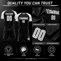 Uniforme de Fútbol Personalizado con Número de Jugador, Camisetas de Fútbol con Sublimación Completa