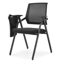 Chaises pliantes de bureau et d'école de haute qualité en gros, confortables, chaises de formation, chaises de conférence avec tablette d'écriture