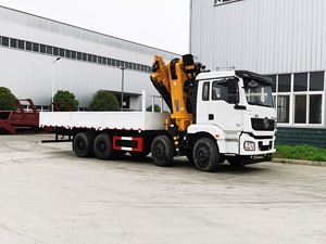 שלדת משאית שאקמן M3000 8*4 במחיר נמוך עם מנוף משומש מסוג XCM-G בעל כושר הרמה של 28 טון למכירה - Product Image 6