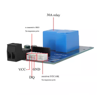 XY-DT01 Digital, termostat presisi tinggi tampilan Digital modul pengontrol suhu pendingin dan pemanas 30A Relay