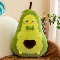 Schattige Kleine Eend Avocado Pluche Speelgoed Lang Gevormd Fruit Beeldje Voor Kinderen Cadeau Meubeldecoratie Groothandel