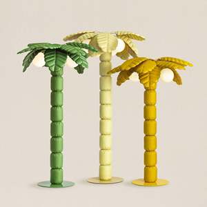 Atelier Biagetti Palm <b>Tree</b> 130 Cm Floor Lamp <b>Led</b> <b>Light</b> Switch Control 2 Year Warranty - Product Image 1