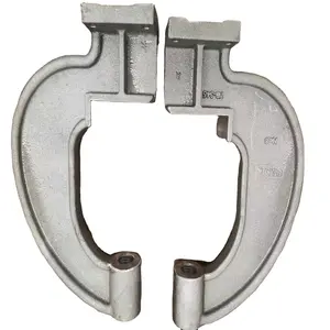 OEM Construction Machinery Castings Custom Agricultural Casting Machinery Part Sand Casting Steel Pipe Vice Body Connector Parts